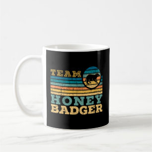 Team Honey Badger Fearless Animal Ratel mutig Kaffeetasse