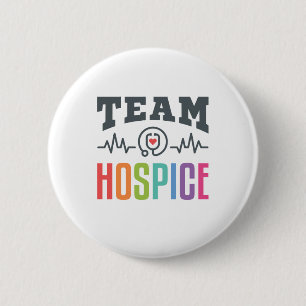 Team Hospice Krankenpfleger Arzt Button