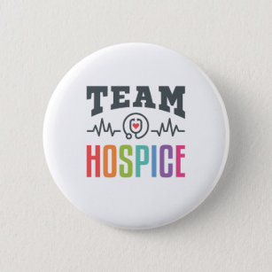 Team Hospice Krankenpfleger Ärztin Button