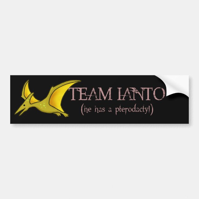 Team Ianto- Pterodactyl-Aufkleber Autoaufkleber (Vorne)