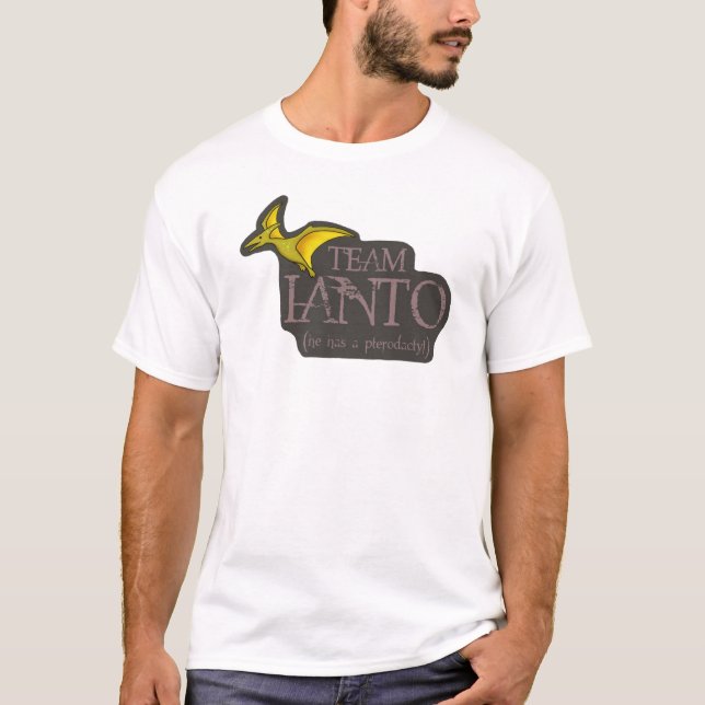 Team Ianto- Pterodactyl (Männer) T-Shirt (Vorderseite)