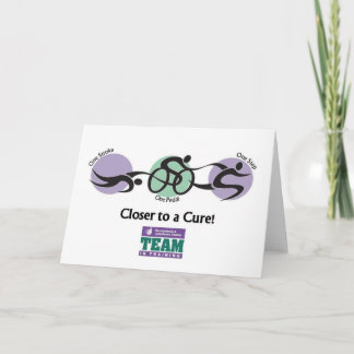 Team in Training Folded Card Karte