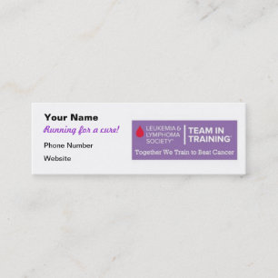 Team in Trainings-beschaffenkarten Mini Visitenkarte