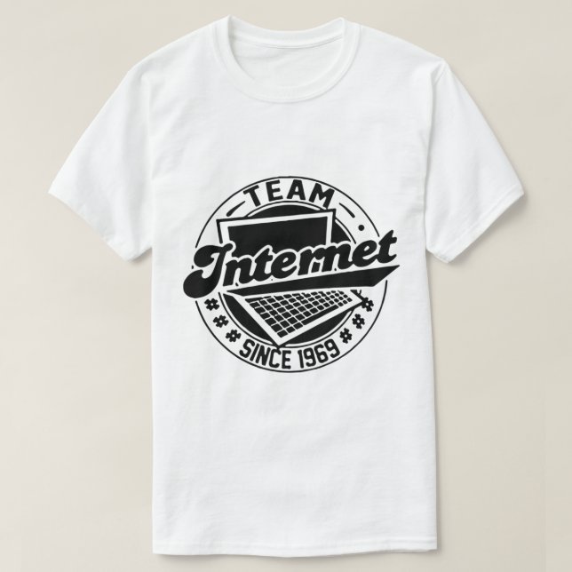 Team Internet - Seit 1969 T-Shirt (Design vorne)
