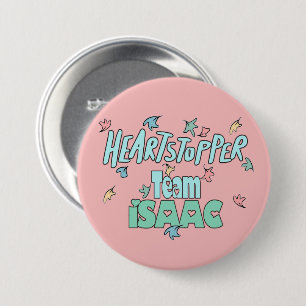 Team Isaac Pink Button