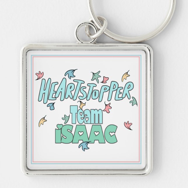 Team Isaac White Schlüsselanhänger (Vorne)