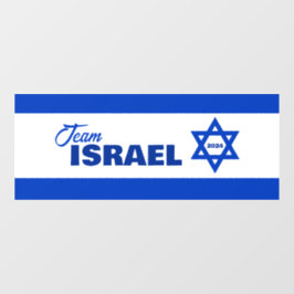 Team Israel - Fensteraufkleber