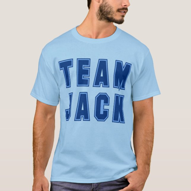 TEAM-JACK Kleid und Geschenke T-Shirt (Vorderseite)