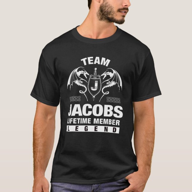 Team Jacobs Lifetime Mitglied T-Shirt (Vorderseite)