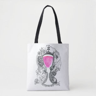 Team Jalta White Pink und Black Wine Cup