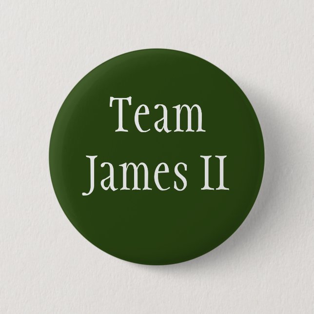 Team James II Button (Vorderseite)