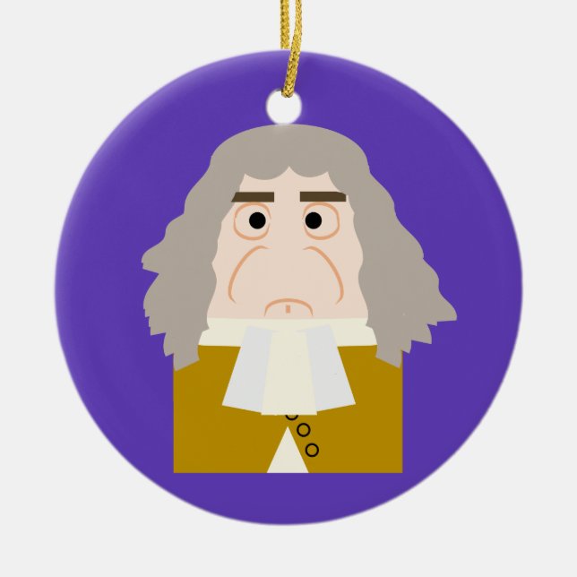 Team James VII (Schottland) und James II (England) Keramik Ornament (Vorne)