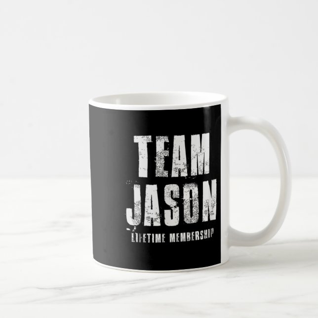 Team Jason Motivational Insrational Proud Family  Kaffeetasse (Rechts)