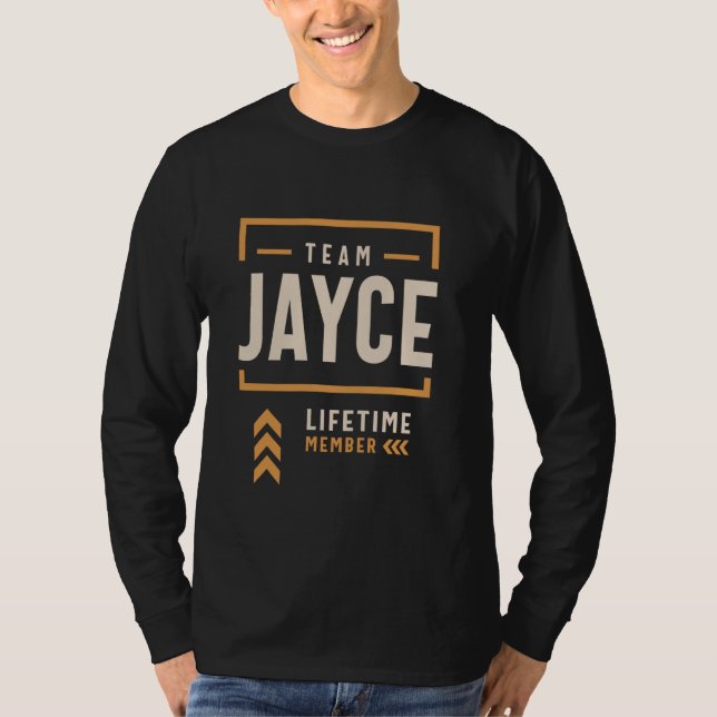 Team Jayce Lifetime Member Funny Name Jayce T-Shirt (Vorderseite)