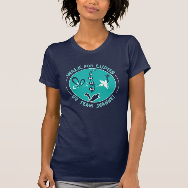 "Team Jeanne" Lupus-Weg T-Shirt (Vorderseite)