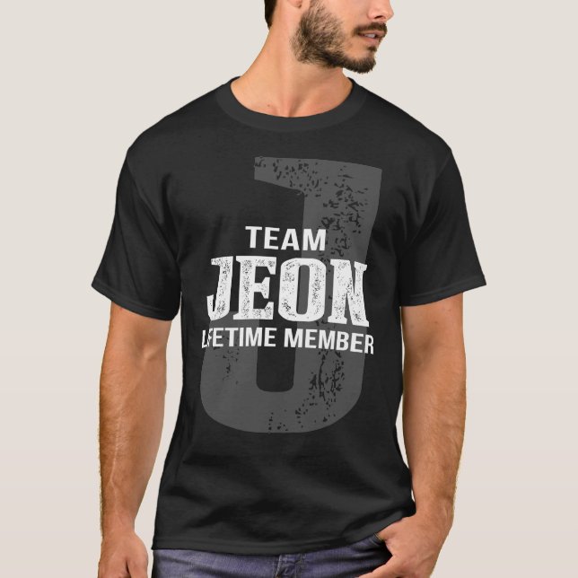 Team JEON Lifetime Mitglied T-Shirt (Vorderseite)