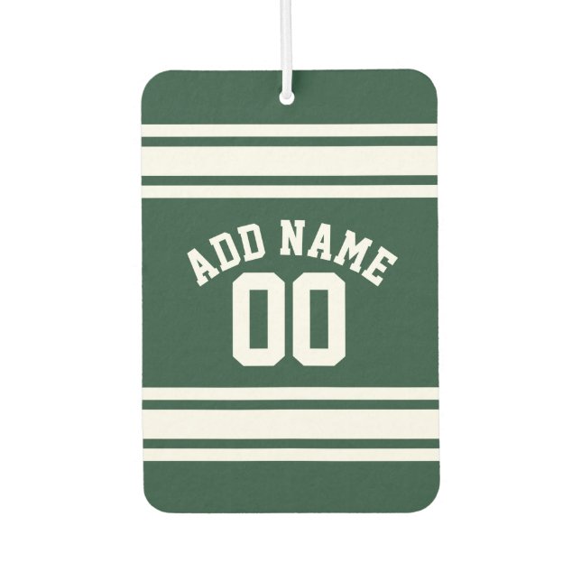 Team Jersey mit Individuelle Name und Nummer Autolufterfrischer (Vorderseite)