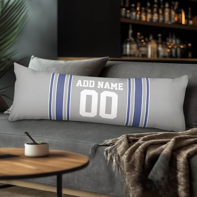 Team Jersey mit Individuelle Name und Nummer Seitenschläferkissen (Custom Body Pillow with a Sports Theme)