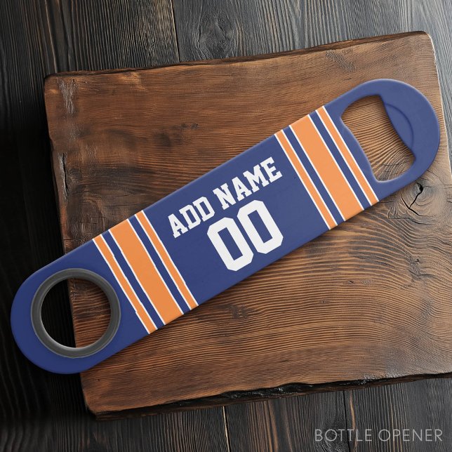 Team Jersey mit Individuelle Name und Nummer Speed Flaschenöffner (Custom Bottle Opener)