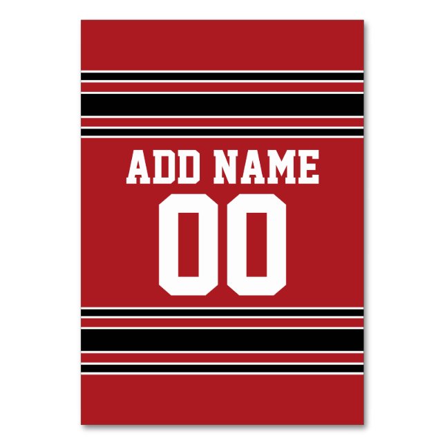 Team Jersey mit Individuelle Name und Nummer Tischnummer (Vorderseite)