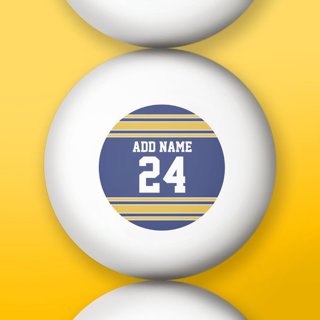 Team Jersey mit Individuelle Name und Nummer Tischtennisball (Custom Ping Pong Balls)