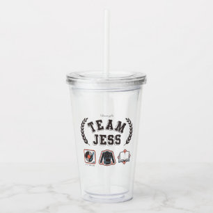 Team Jess Gilmore Girls Design Acryltrinkbecher