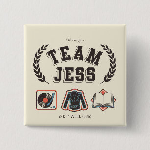 Team Jess Gilmore Girls Design Button