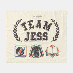 Team Jess Gilmore Girls Design Fleecedecke