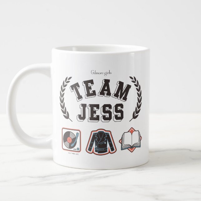 Team Jess Gilmore Girls Design Jumbo-Tasse (Links)