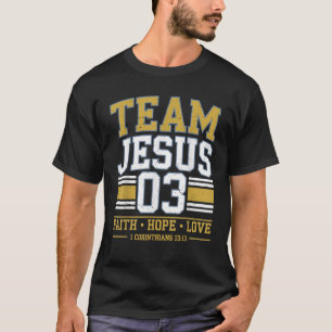 Team Jesus 03 Christlich Good Youth Boy God Brothe T-Shirt