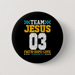 Team Jesus 03 Glaube Hoffnung Liebe Christliche Bi Button