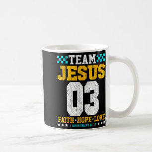 Team Jesus 03 Glaube Hoffnung Liebe Christliche Bi Kaffeetasse
