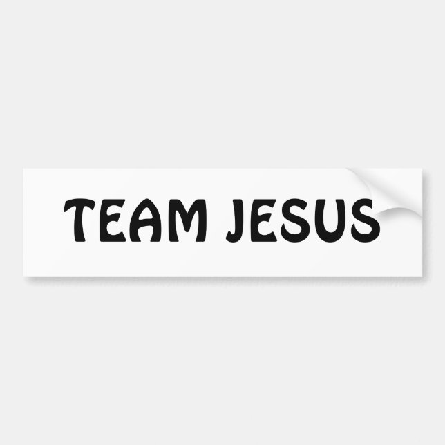 TEAM JESUS AUTOAUFKLEBER (Vorne)