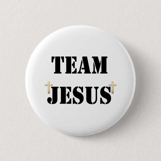 Team Jesus Button (Vorderseite)