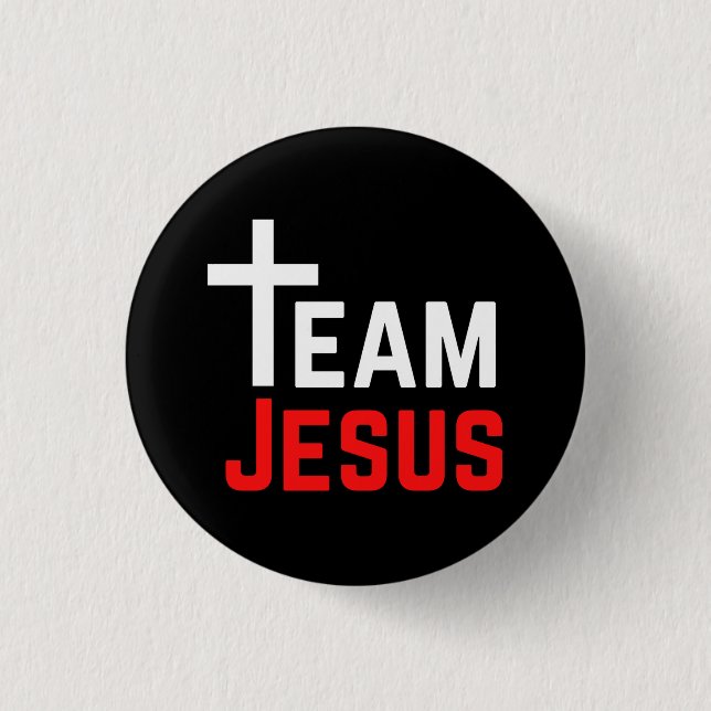 Team Jesus Button (Vorderseite)