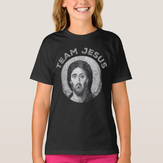 Team Jesus: Christ Pantocrator T-Shirt (Vorderseite)