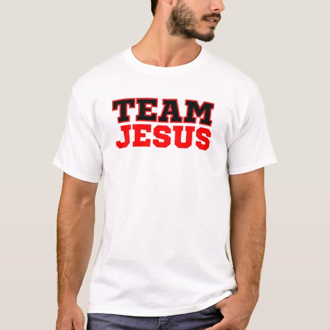 Team Jesus Christlich Faith T - Shirt (Vorderseite)