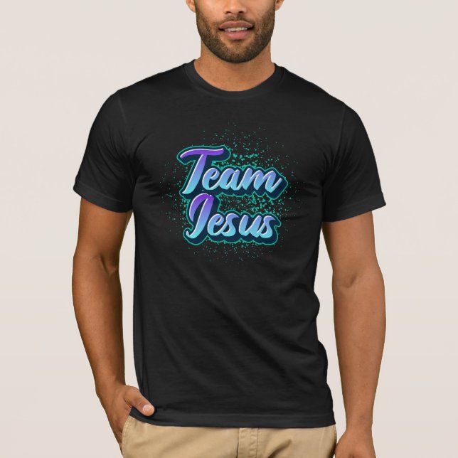 Team Jesus Christlich T-Shirt (Vorderseite)