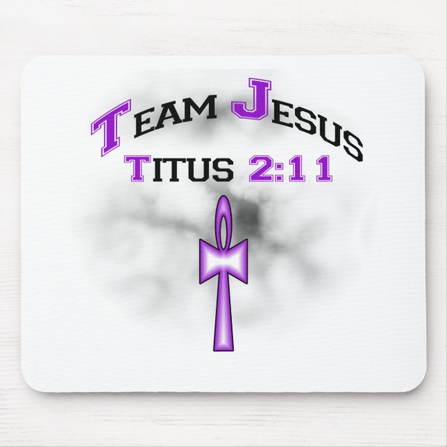 Team Jesus Christlich Titus 211 Mousepad (Vorne)