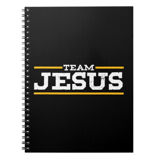 Team Jesus Christus christlich-katholisch-orthodox Notizblock (Vorderseite)