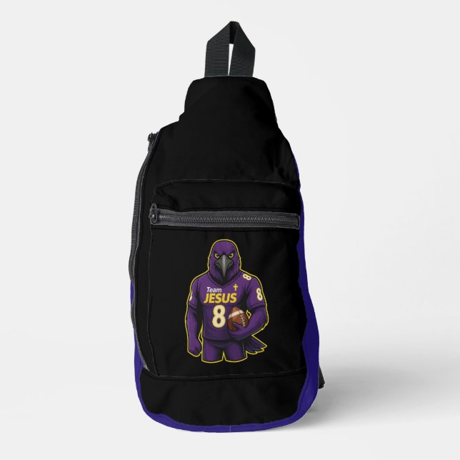 Team JESUS Football 8 - Christian Crossbody Bag (Vorderseite)