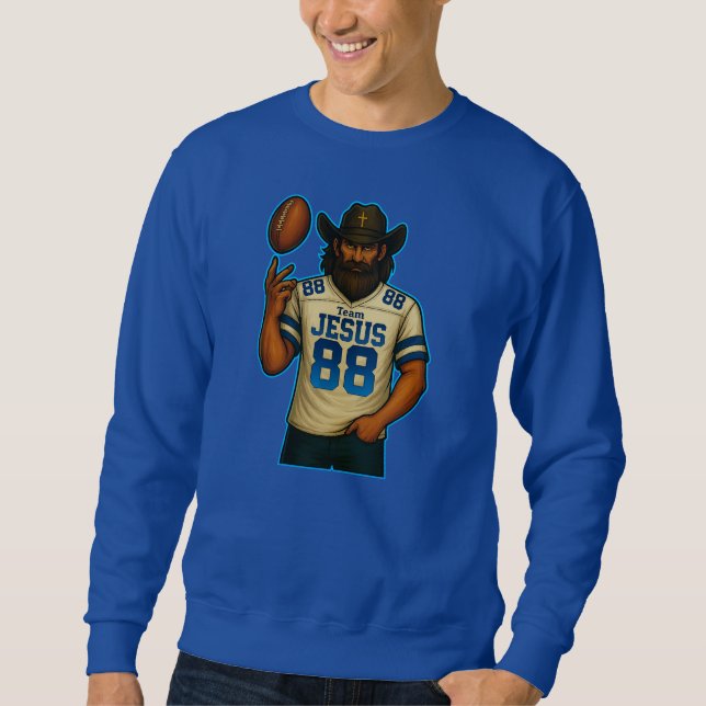 Team JESUS Fußball 88 - Christlich Sweatshirt (Vorderseite)