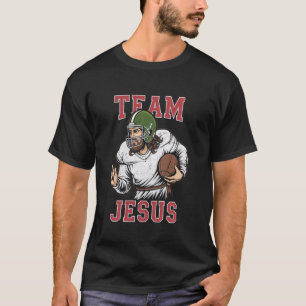 Team Jesus Fußball Fan Christlicher Glaube Bibel I T-Shirt