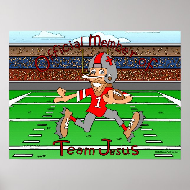 Team Jesus (Fußball) Poster (Vorne)