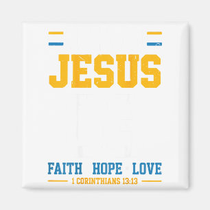 Team Jesus Glaube Hoffnung Liebe passende Familie  Magnet