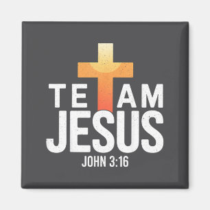 Team Jesus Johannes 3_16 - Christliche religiöse B Magnet