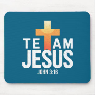 Team Jesus Johannes 3_16 - Christliche religiöse B Mousepad