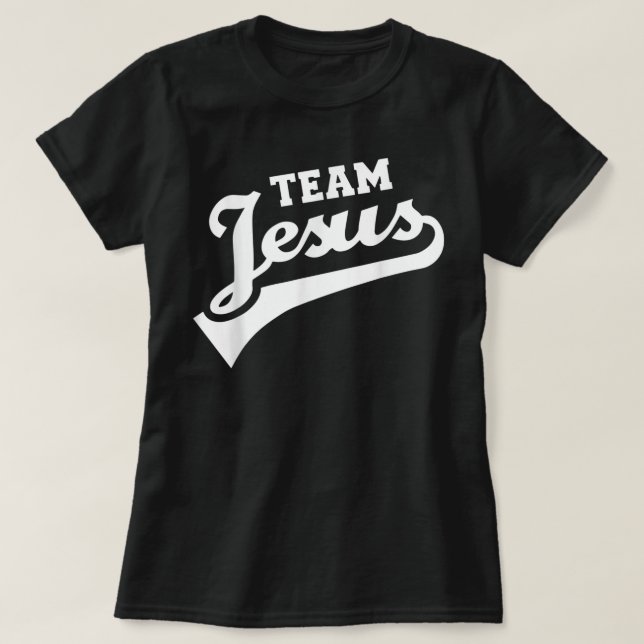 Team Jesus Lifetime Mitglied lustiges Tshirt Chris (Design vorne)