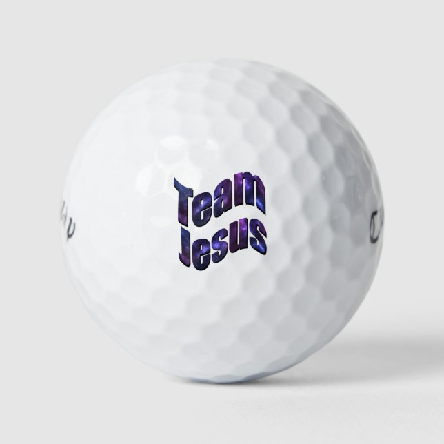 Team-Jesus-Logo Golfball (Vorderseite)