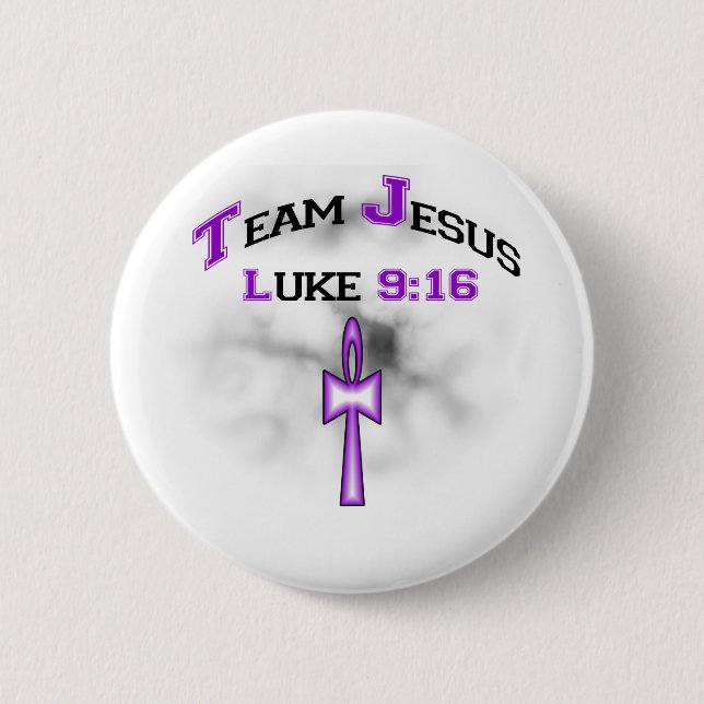 Team Jesus Luke 916 Button (Vorderseite)